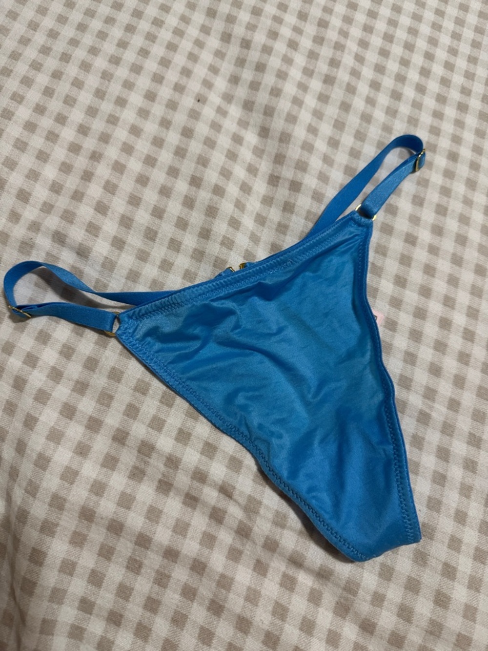 Victoria's Secret Bright Blue Adjustable Bikini Bottom